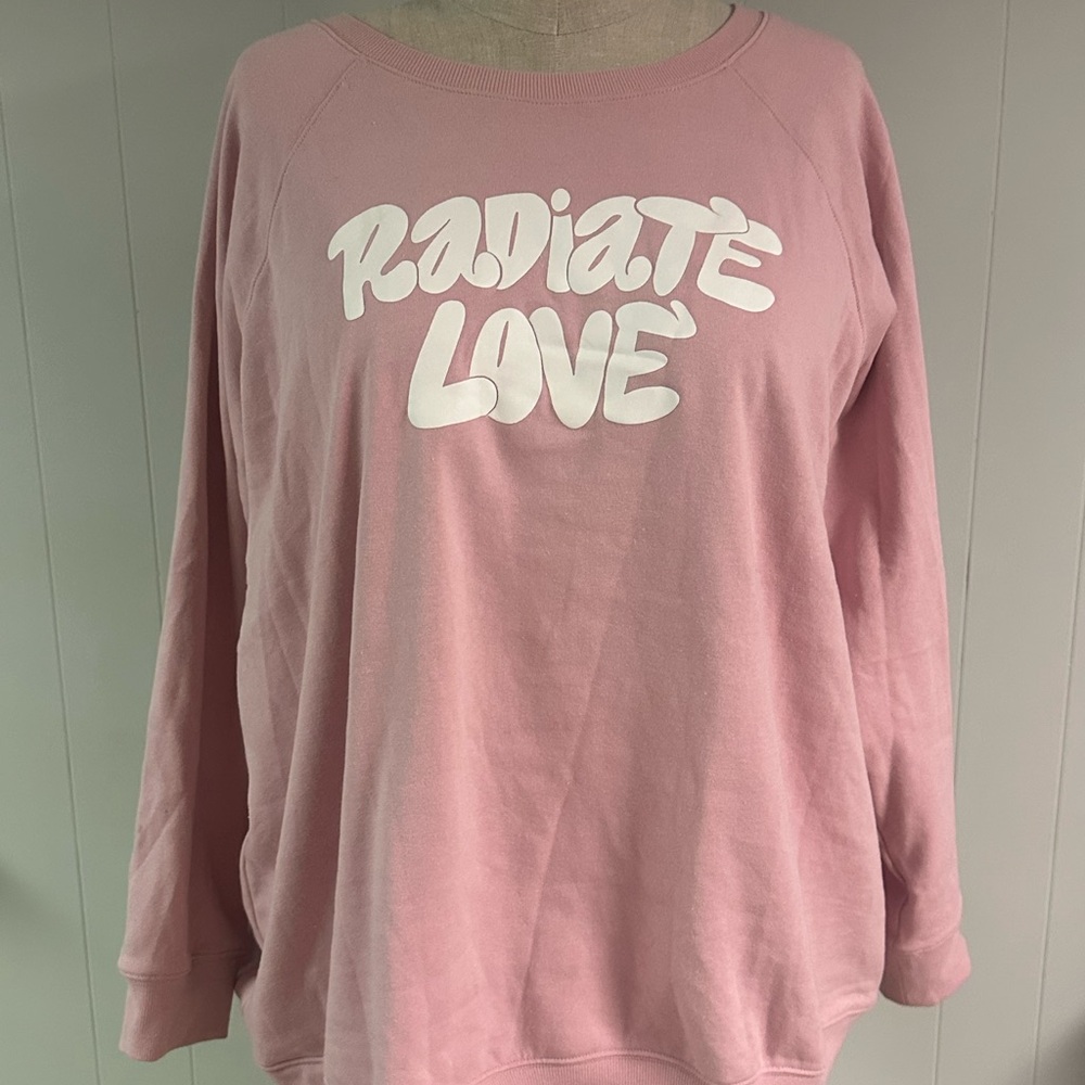 Torrid Radiate Love Pink Sweatshirt - size 3